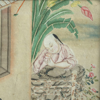 An 18th century chinese export watercolour