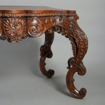 19th century padauk ceylonese side table