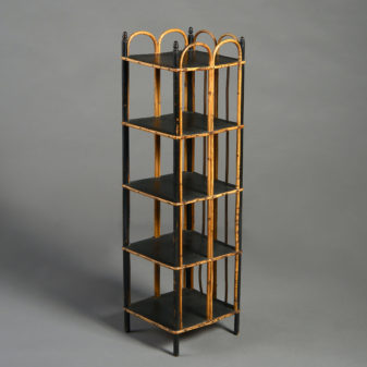 A Mid 19th Century Victorian Bamboo Shoe Rack