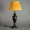A 20th century regency style tole lamp base