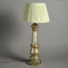 Mid 20th century brass table lamp
