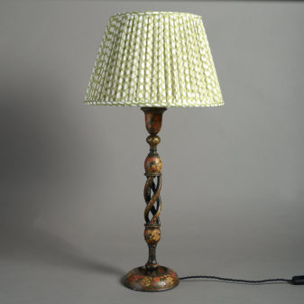 An Early 20th Century Kashmiri Table Lamp