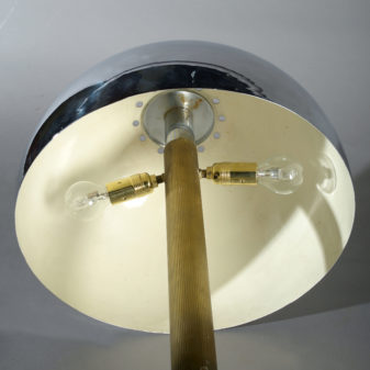 A Mid 20th Century Chrome Lamp Base