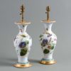 A Pair of Opaline Vases as Lamps
