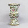 A large scale qing dynasty famille rose beaker vase