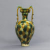 An egg & spinach amphora vase