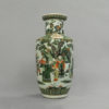 A qing dynasty famille verte vase