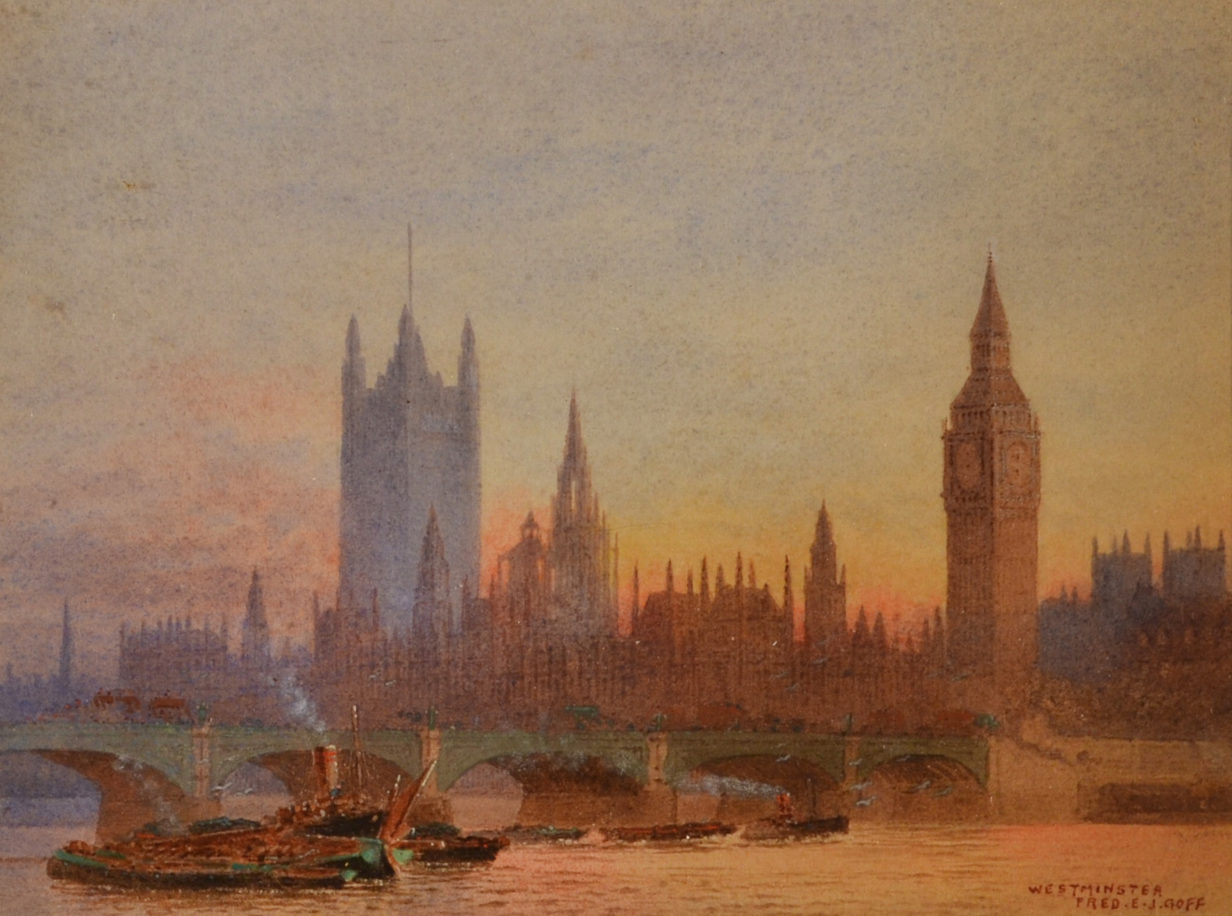 Frederick e. J. Goff - london views in watercolours