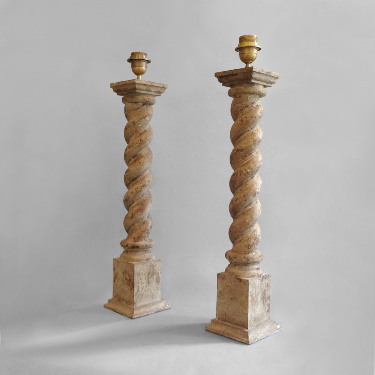 A pair of chenenceau lamp bases