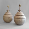 A pair of brissac lamp bases
