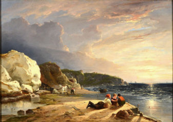 John frederick tennant - the coast at hastings, sussex