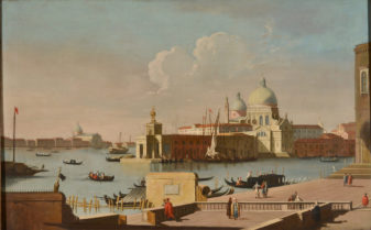 Pair of views of venice - santa maria della salute