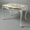 A 19th century louis xv style painted centre table