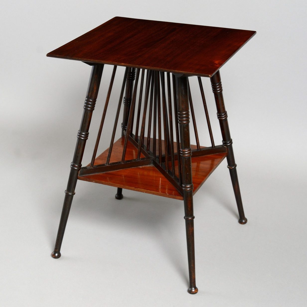 A late 19th century aesthetic movement occasional table