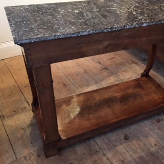An early 19th century empire period console table