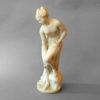 A 19th century marble figure of venus bathing