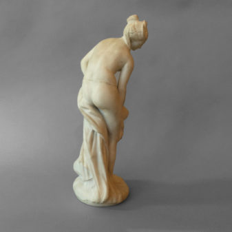 A 19th century marble figure of venus bathing