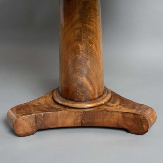 A 19th century mahogany centre table
