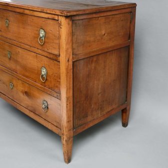 An 18th century louis xvi period fruitwood commode