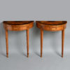A pair of late 18th century console tables