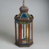 A 20th century moorish coloured glass lantern