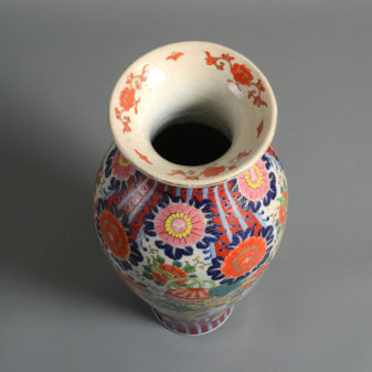 A large scale 19th century imari vase