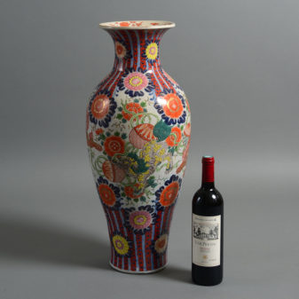 A large scale 19th century imari vase