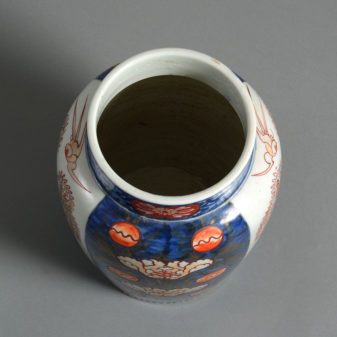 A pair of 19th century imari vases