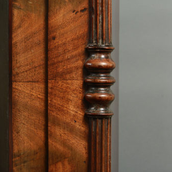 An 18th century george iii period mahogany bookcase