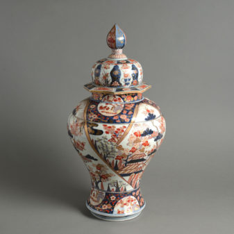 A 17th century imari vase and cover