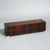 An 18th century george iii period mahogany collector's cabinet