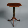 A late 18th century octagonal rosewood occasional table