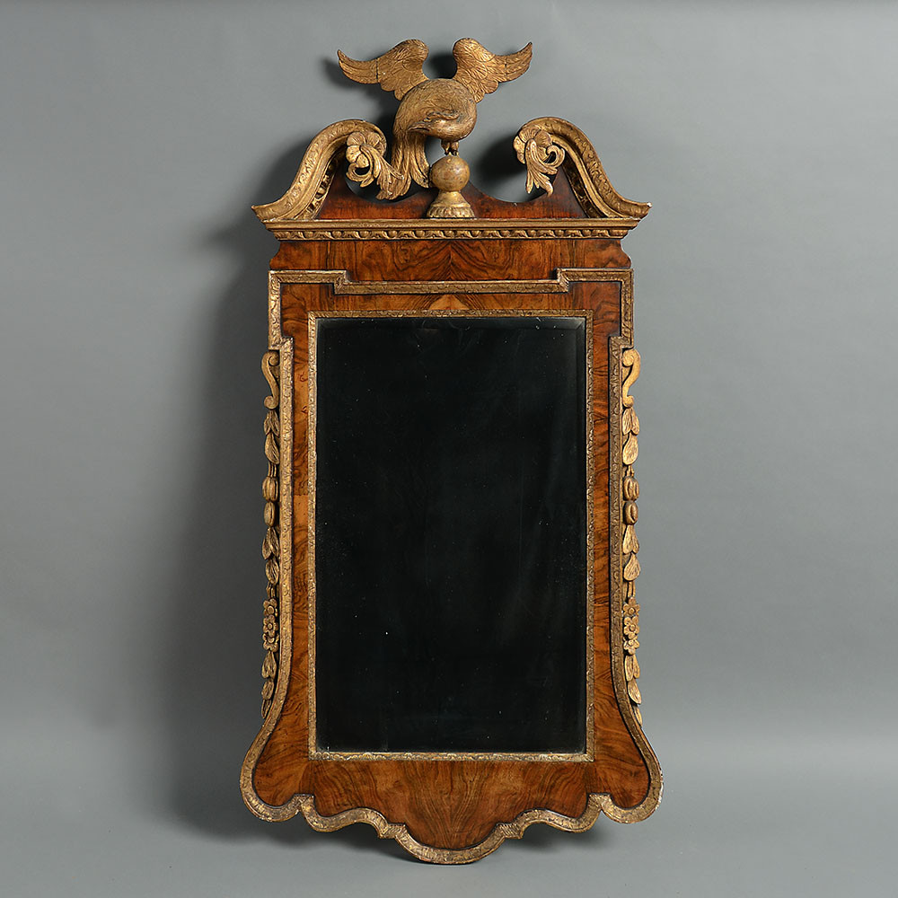 A Fine 18th Century George II Period Tabernacle Mirror