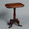 A mid-19th century parquetry occasional table