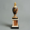 A 19th century blue john, jasper & ormolu urn