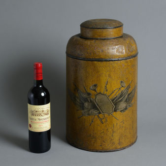 A 19th century tôle tea urn