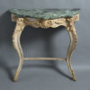 A 19th century rococo console table