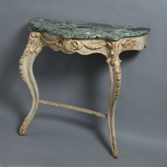 A 19th century rococo console table