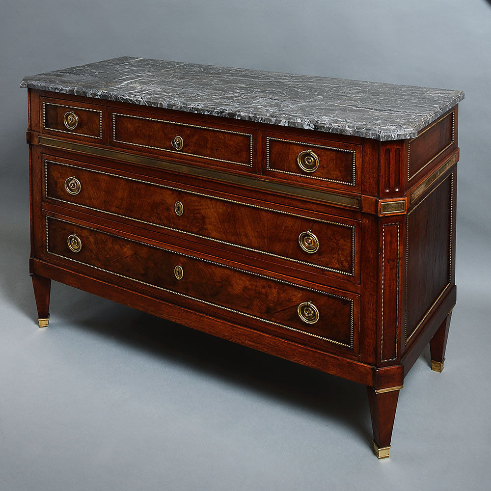 A 19th Century Directoire Style Walnut Commode