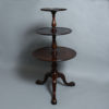 An 18th century george iii period mahogany dumb waiter