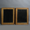 A pair of 20th century george iii style giltwood mirrors