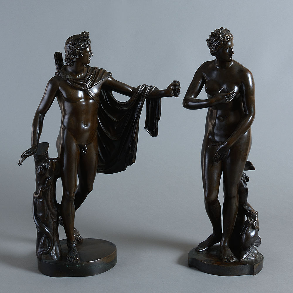 A stylish valentine's day gift: aphrodite from a pair of 19th century bronze figures