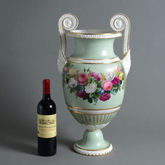 A magnificent 19th century royal copenhagen porcelain vase