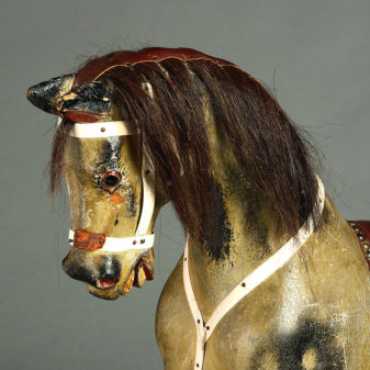 An early 20th century edwardian period rocking horse
