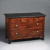 A 19th century empire period mahogany commode