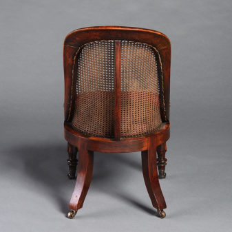 A 19th century regency period salon bergere