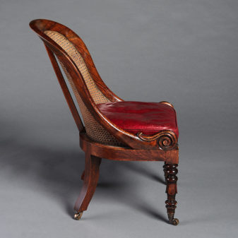 A 19th century regency period salon bergere