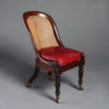 An early 19th century regency period salon bergere