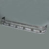 A 19th century regency period steel fender