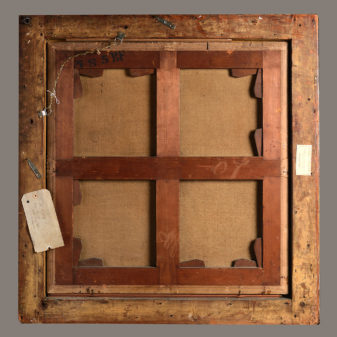 A rare 18th century portrait hatchment of charles i and his adherents